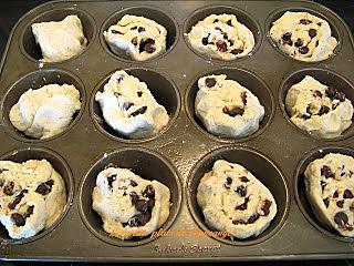 recette Brioches au chocolat,raisin et canelle