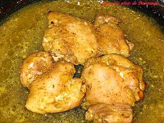 recette Poulet sucré au carry