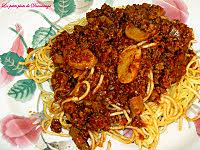 recette Sauce spaghetti à la viande