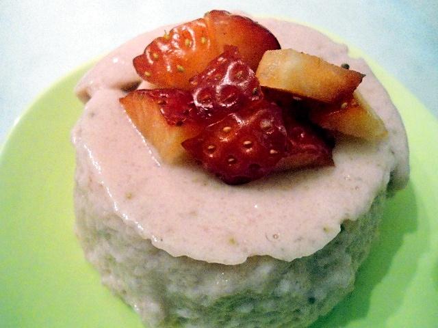 recette BAVAROIS FRAISE