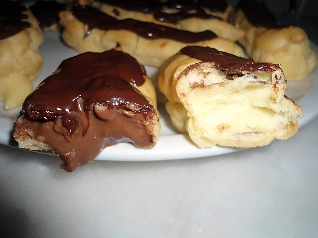 recette ÉCLAIRS PÂTISSIERS AU CHOCOLAT