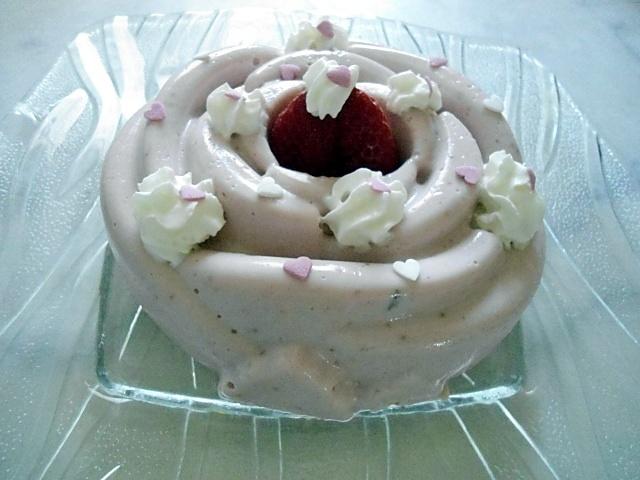 recette MOUSSE AU FROMAGE BLANC ET FRAISES