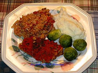 recette Casserole de côtelettes de porc au riz