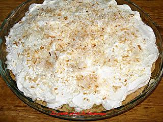 recette Tarte au coconut à l'ancienne