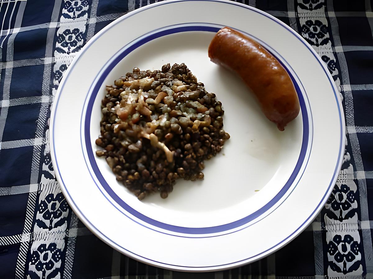 recette LENTILLES A LA DIJONNAISE