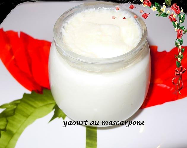 recette yaourt au mascarpone