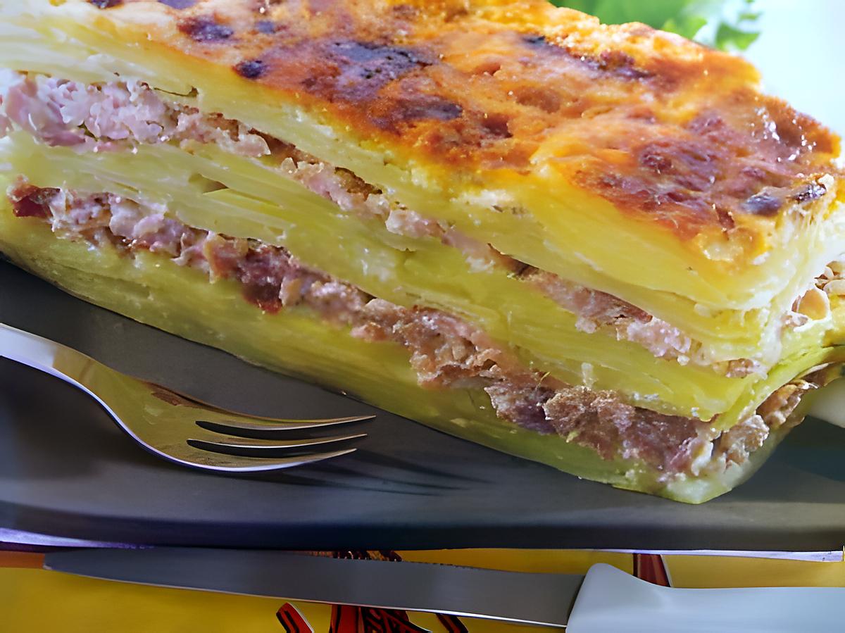 recette Lasagnes de pommes de terre