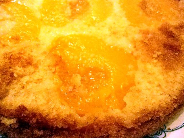 recette GÂTEAU AUX PÈCHES