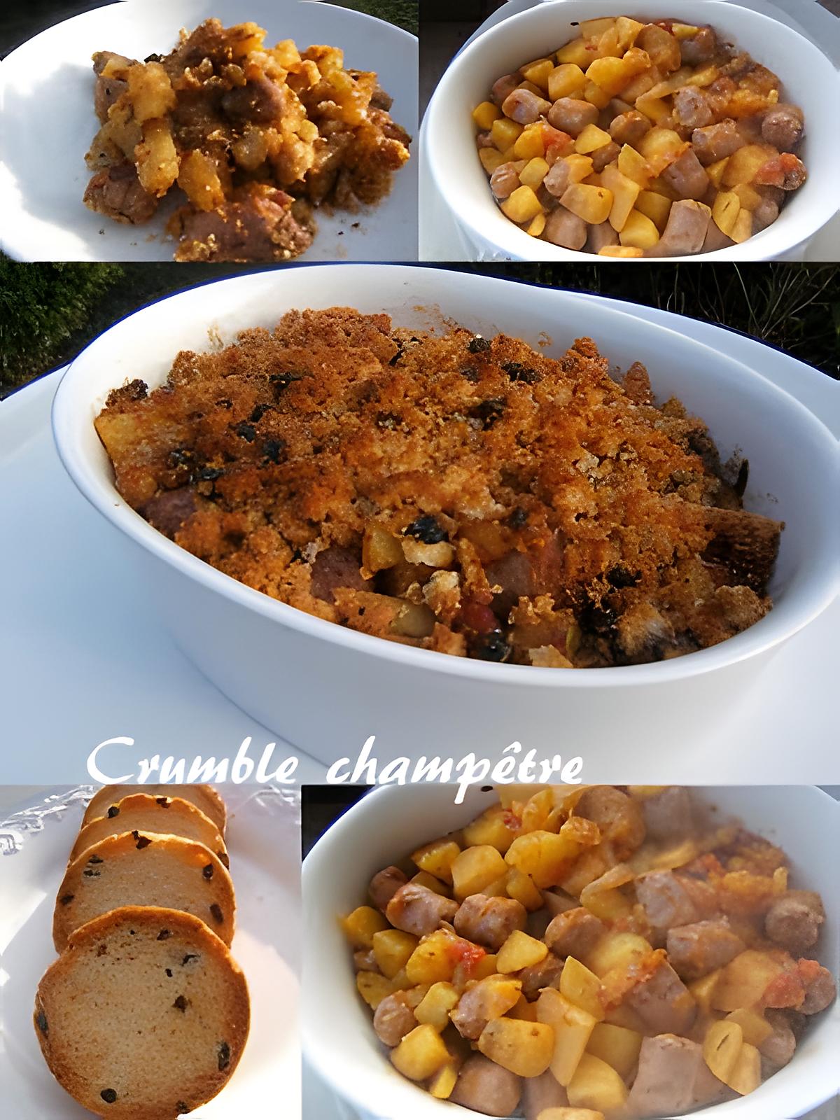 recette Crumble champêtre