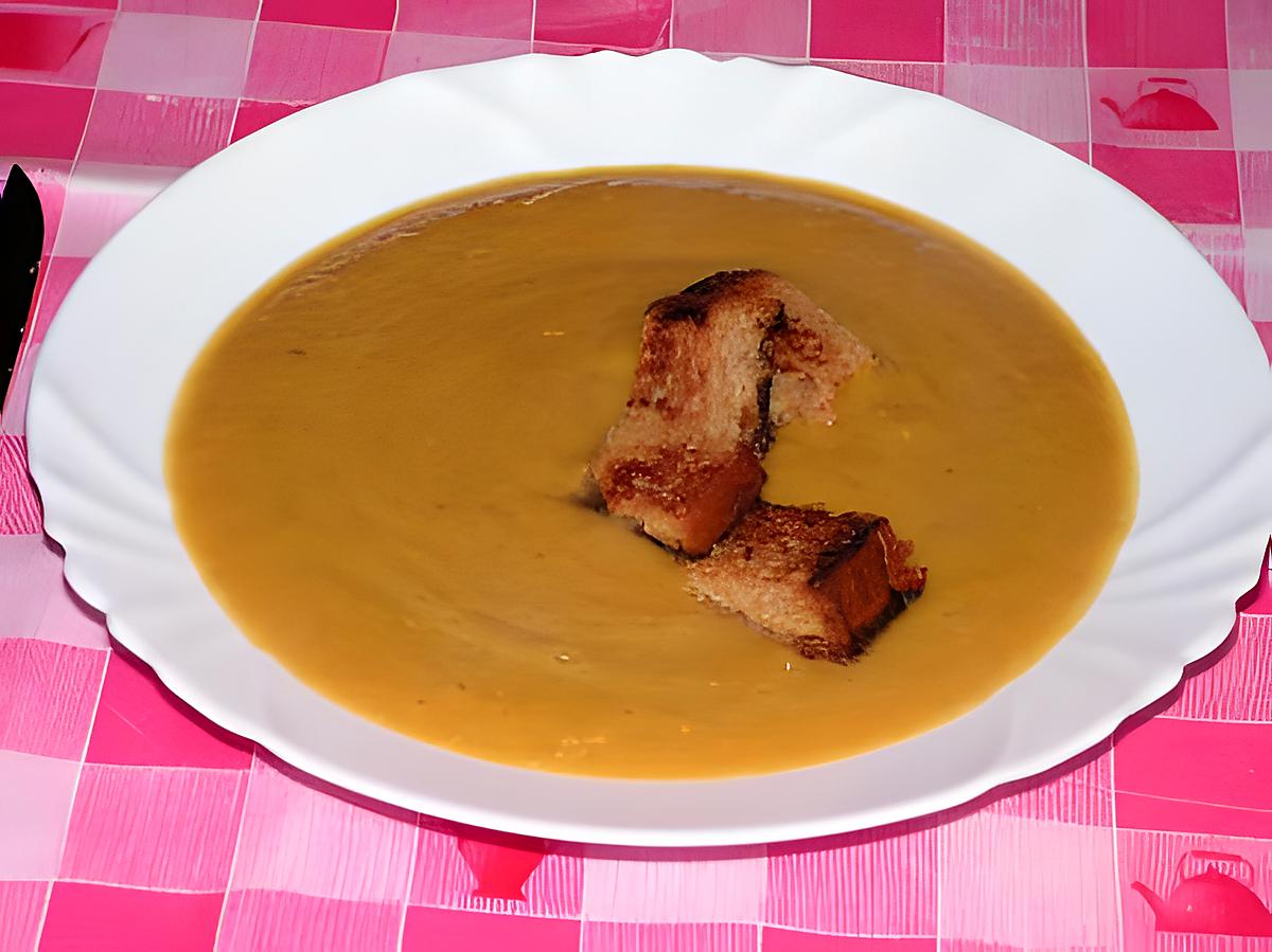 recette Velouté crêmeux potiron-châtaigne