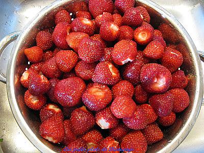 recette Confiture de fraises froide