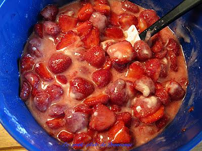 recette Confiture de fraises froide