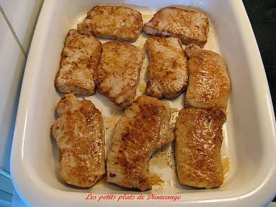 recette Côtelettes de porc sauce chinoise