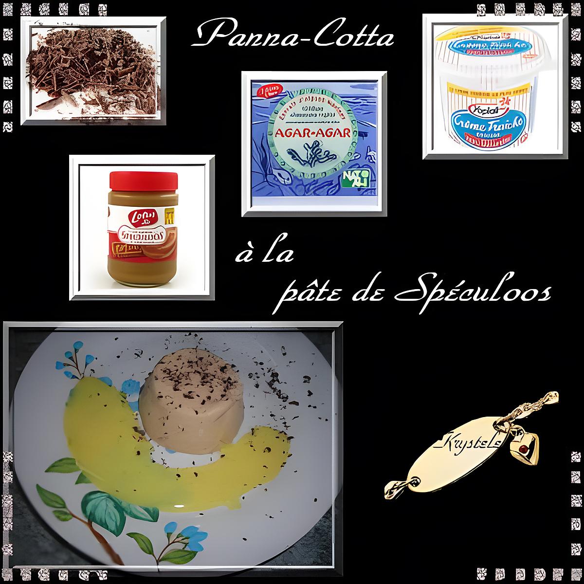 recette panna cotta aux spéculoos