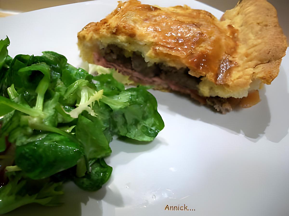 recette tourte au canard