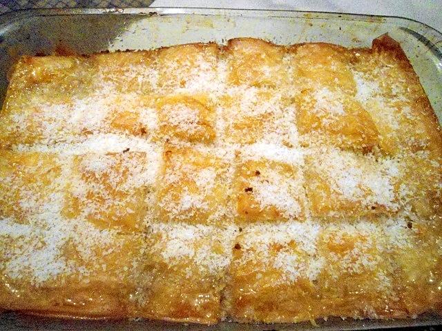 recette BAKLAWAS A LA NOIX DE COCO