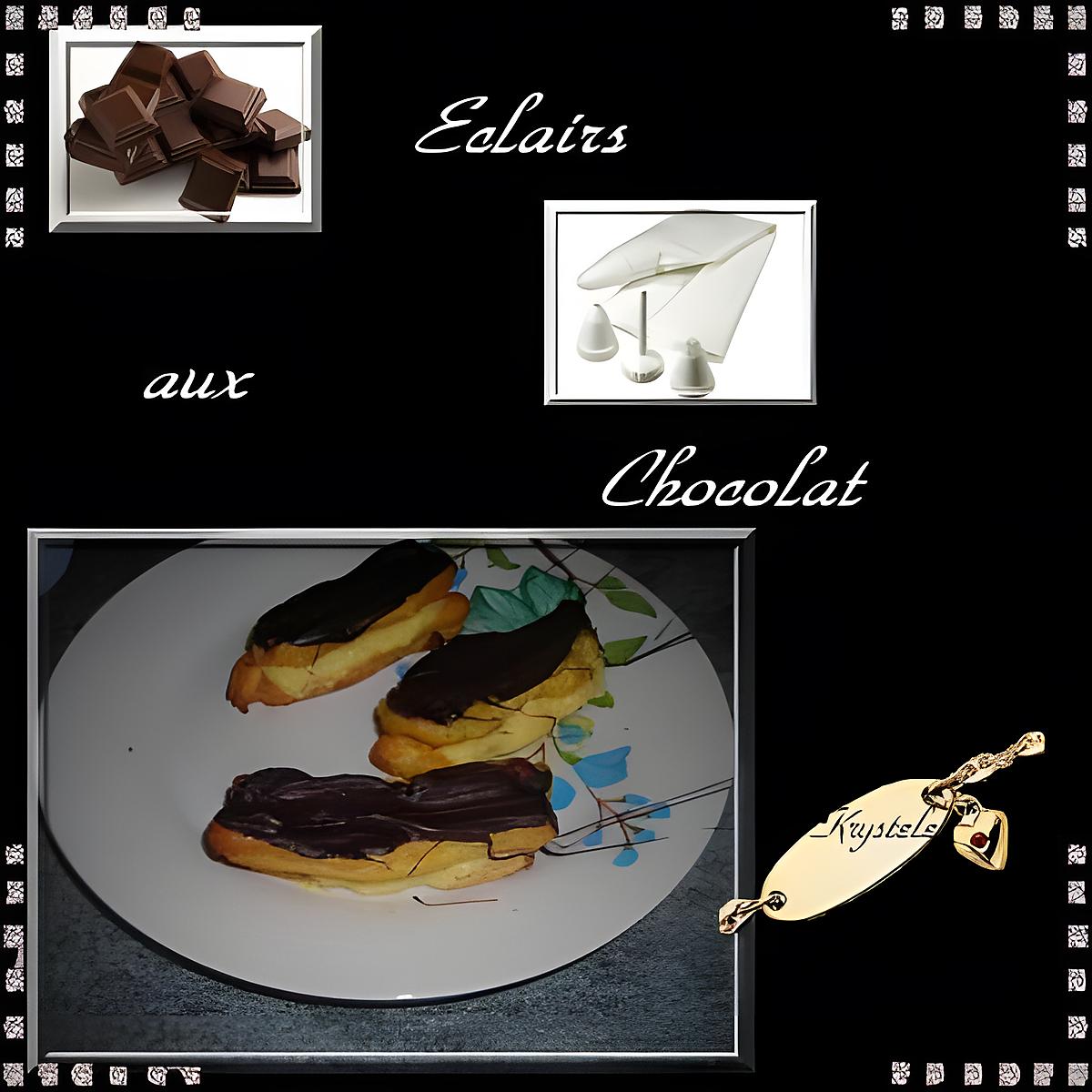 recette éclairs au chocolat