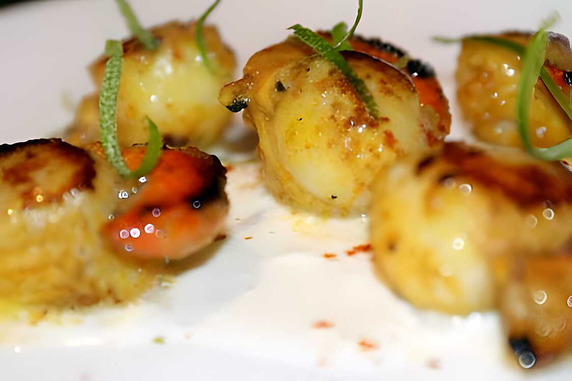 Noix de saint Jacques Express au curry