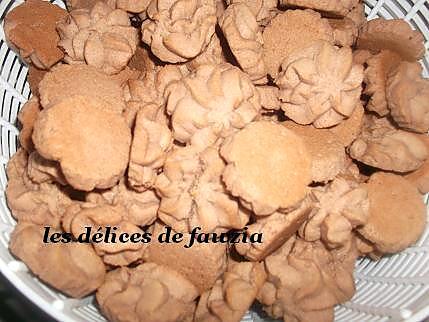 recette Sablés en rosaces au chocolat