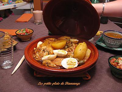 recette Tajine de poulet des Haddaji