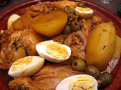 recette Tajine de poulet des Haddaji