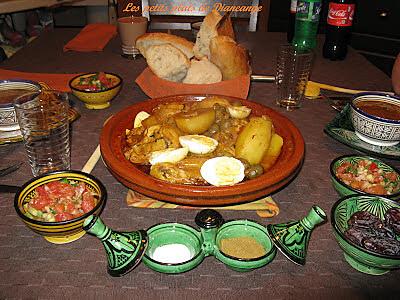 recette Tajine de poulet des Haddaji