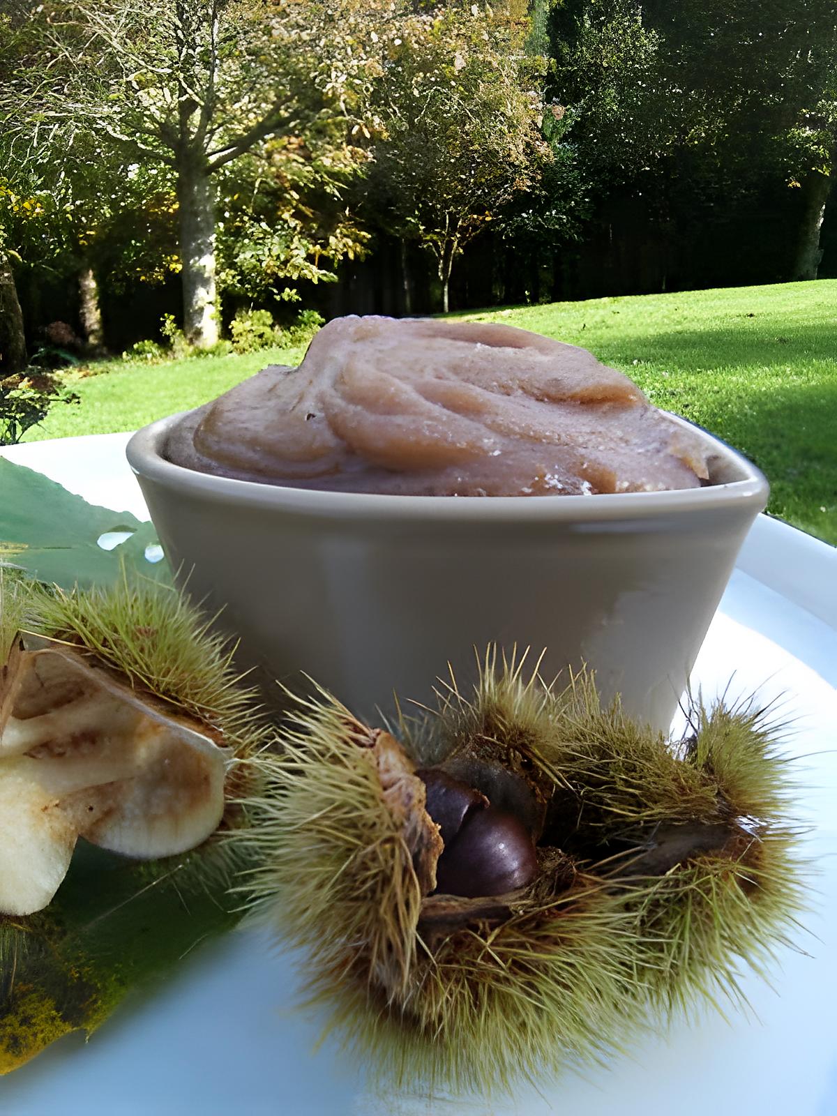 recette Crème de châtaignes à la fève Tonka