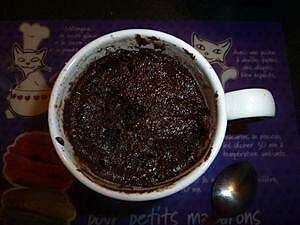 recette Cake mug chocolat amandes