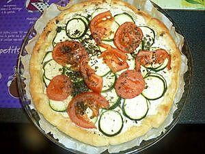 recette tarte courgette tomate boursin