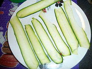 recette Roulé de courgette au boursin