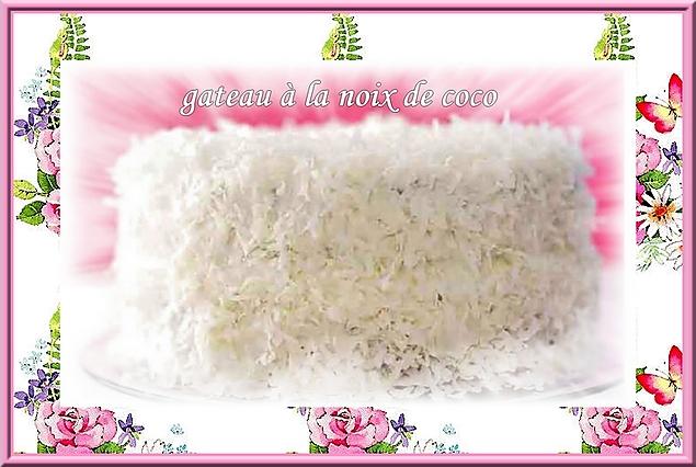 recette Gâteau à la noix de coco