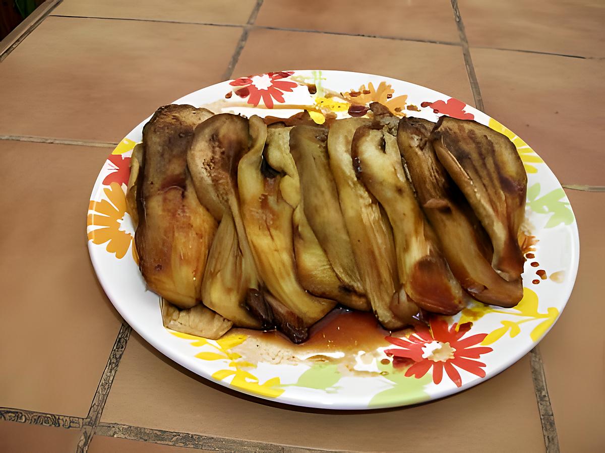 recette aubergine au four au curry et au miel