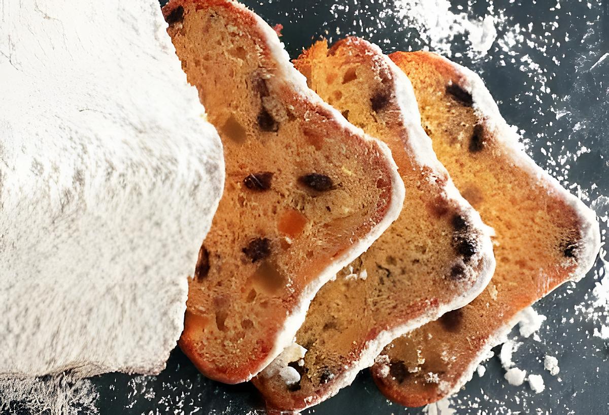 recette Brioche de Noel (stollen)