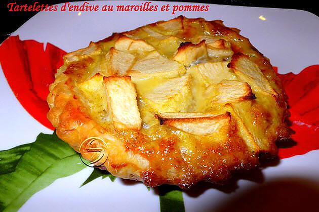 recette Tartelettes d'endive au maroilles et pommes