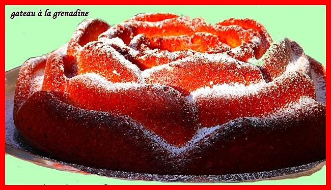 recette gateau à la grenadine