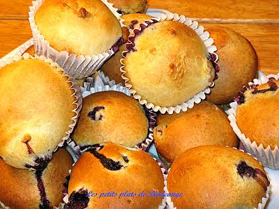 recette Muffins aux bleuets 2