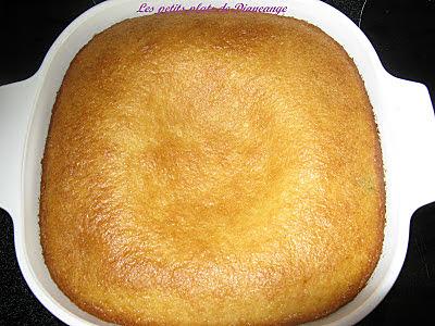 recette Gâteau pouding aux bleuets