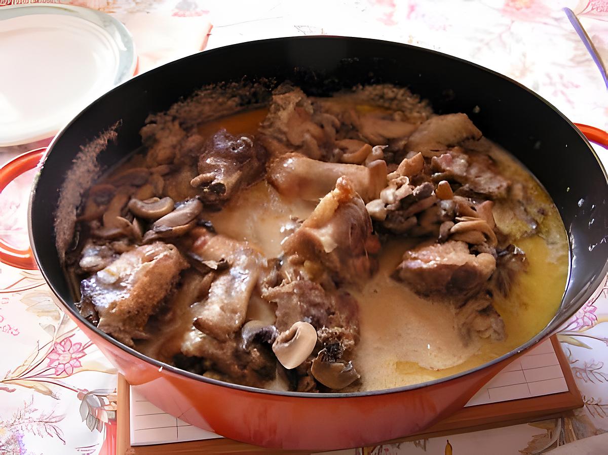 recette Coq au riesling