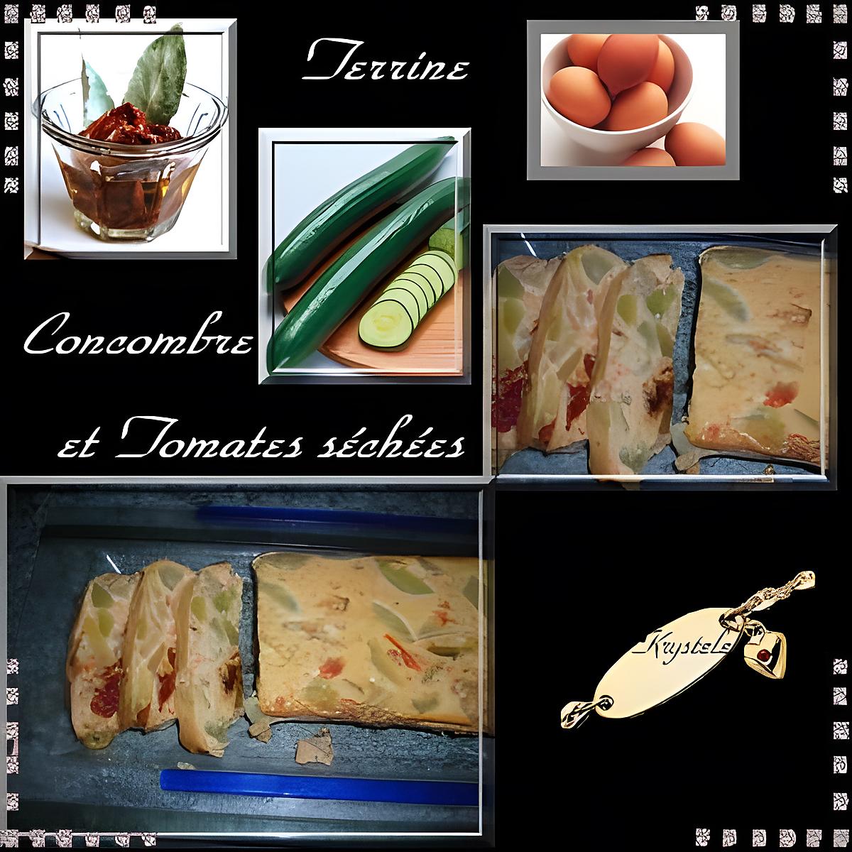 recette terrine de concombre et tomates séchées