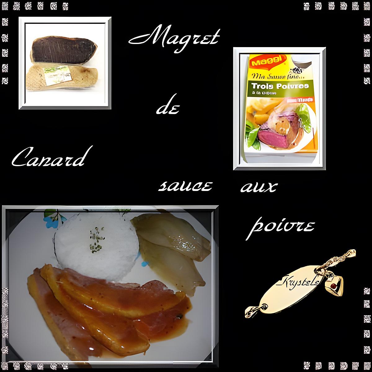 recette magret de canard sauce au poivre