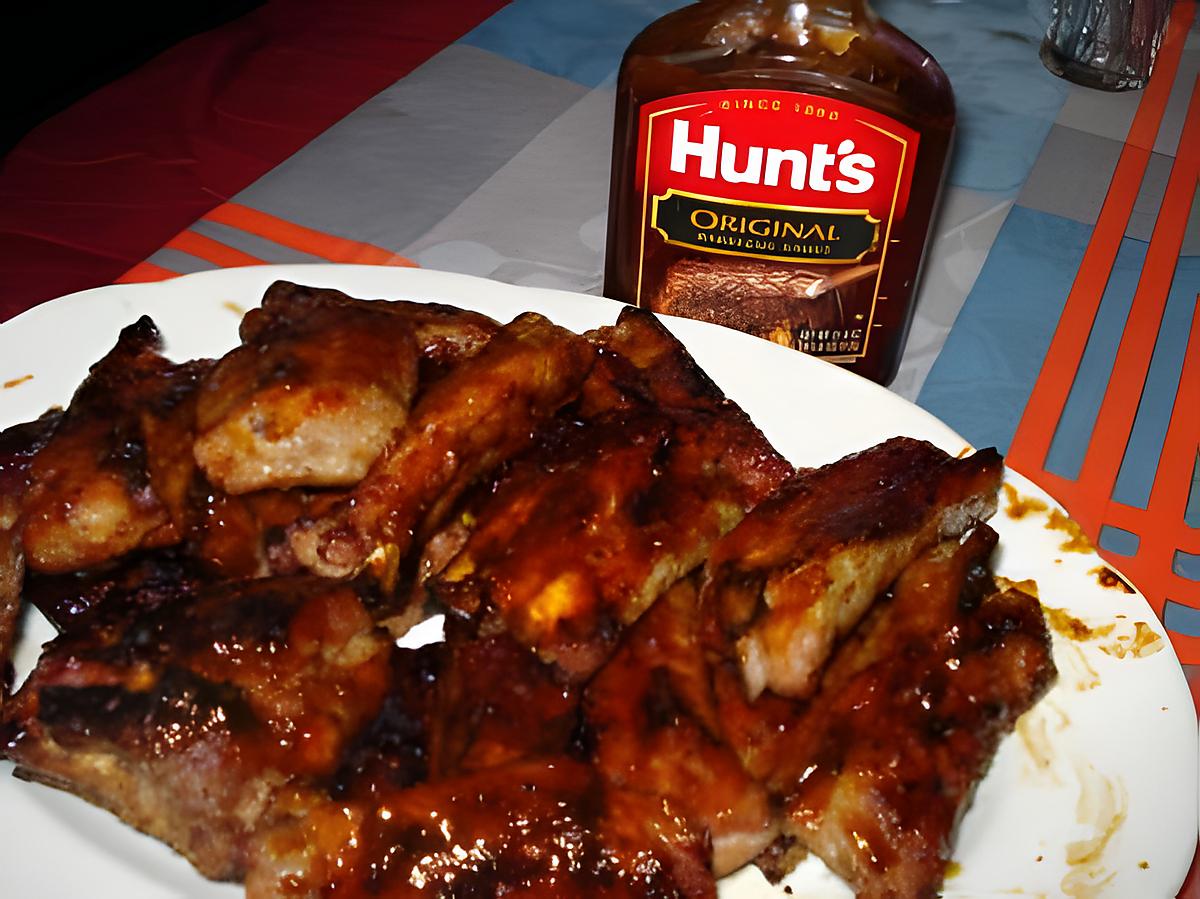 recette Travers de Porc,Sauce BBQ