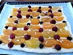 recette Pizza aux Abricots et aux fruits rouges