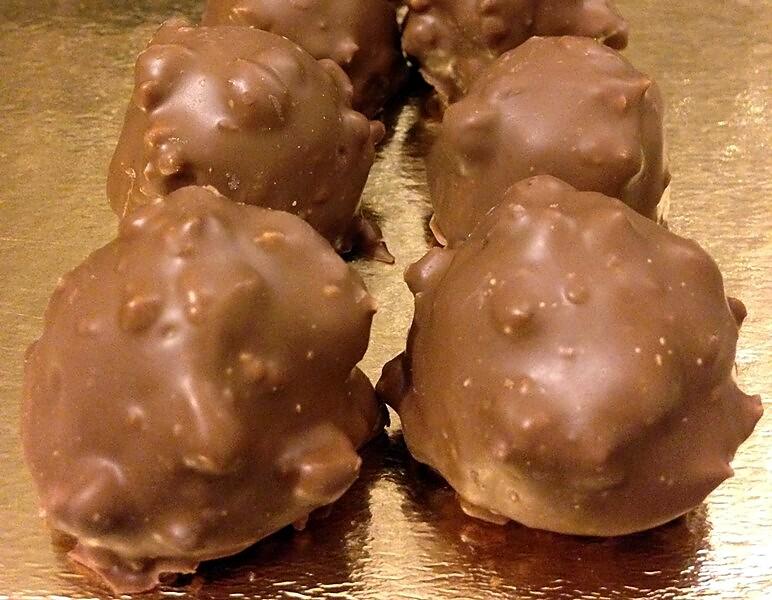 recette Rochers au praliné