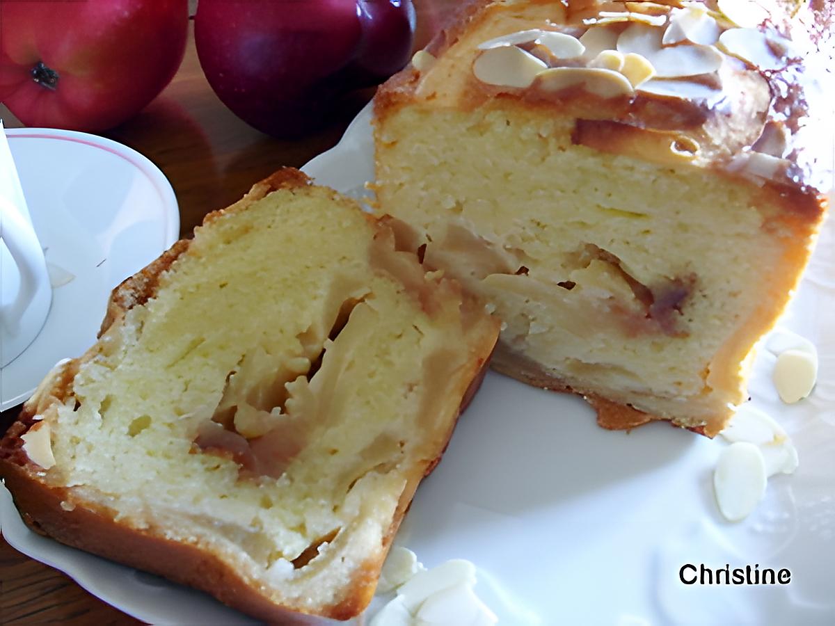 recette Cake Pommes Caramélisées et Crème d'Amandes