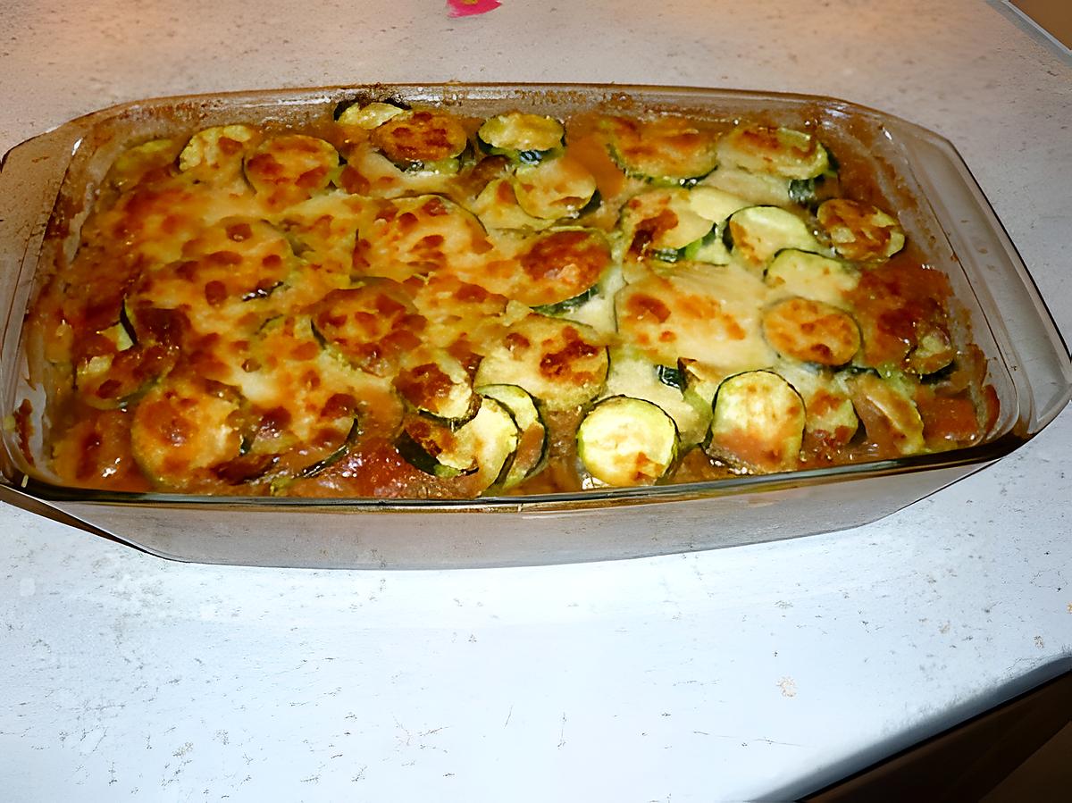 recette Gratin de courgettes façon bolognaises