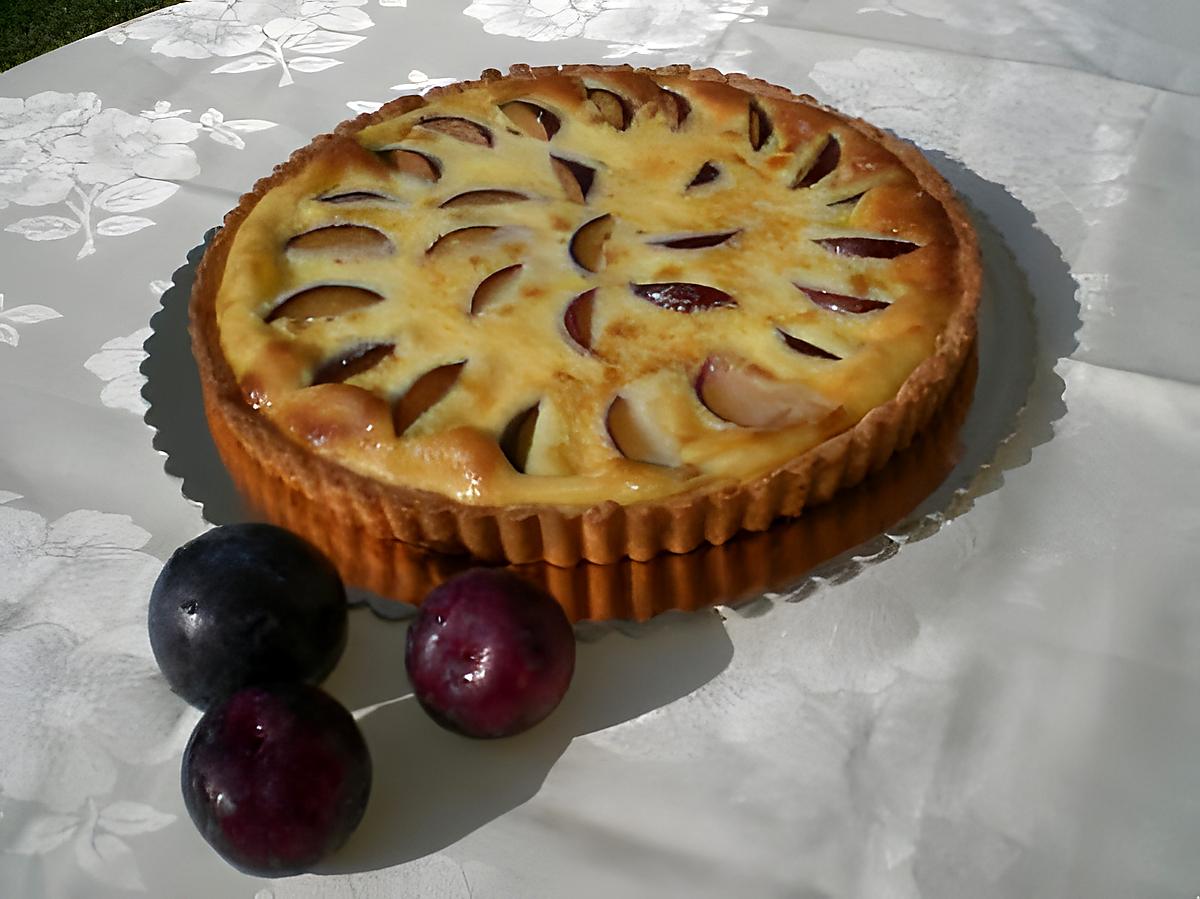 recette Tarte aux prunes