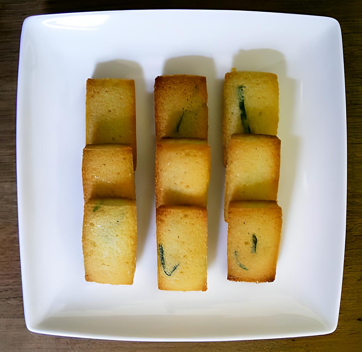 recette Financiers au basilic...