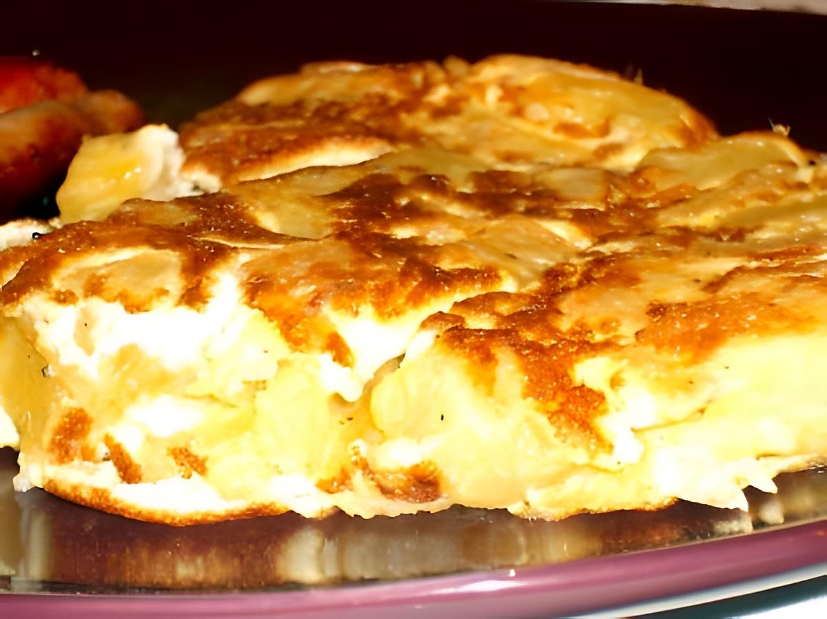 recette tortilla (jambon patates)