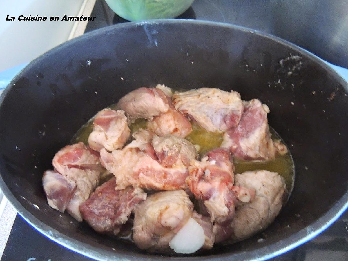 recette Sauté de porc aux légumes et lardons