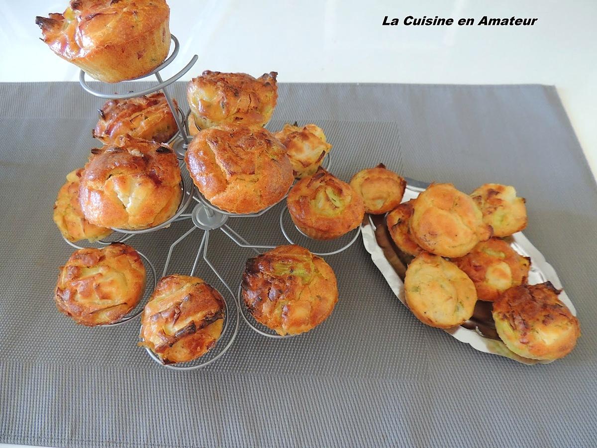 recette Muffins poireaux, ricotta, lardons et pommes de terre